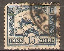 Indo-China 1931 15c Deep blue. SG184.